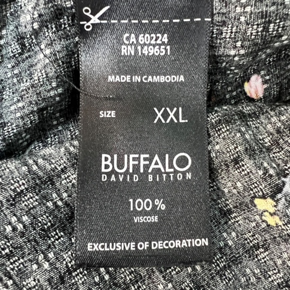 Buffalo Womens Top 2X Floral Cottagecore Gardencore Fairy Relaxed Flowy Garden - Picture 9 of 11